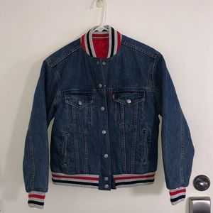 Reversible Denim and Red Jacket
